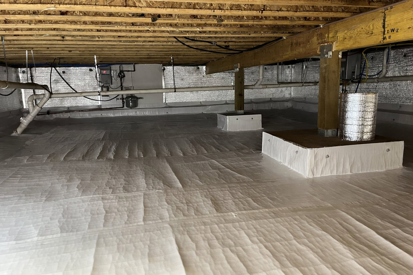 Crawl space vapor barrier in Orcutt, CA